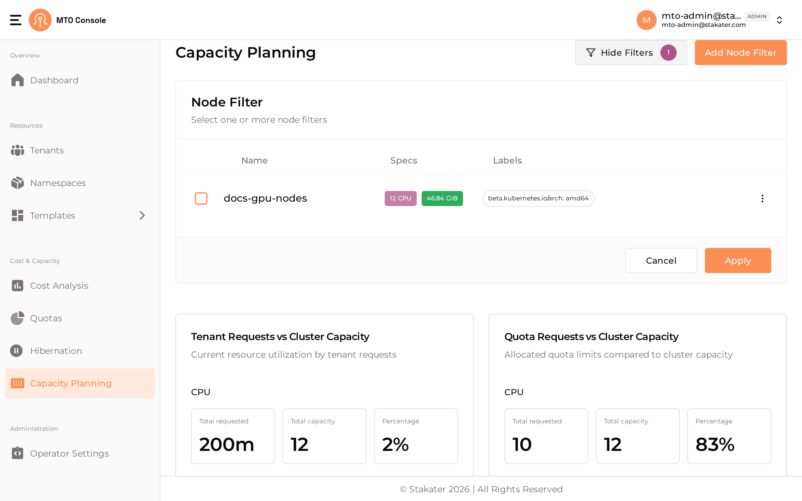 node-filtering-capacity-planning