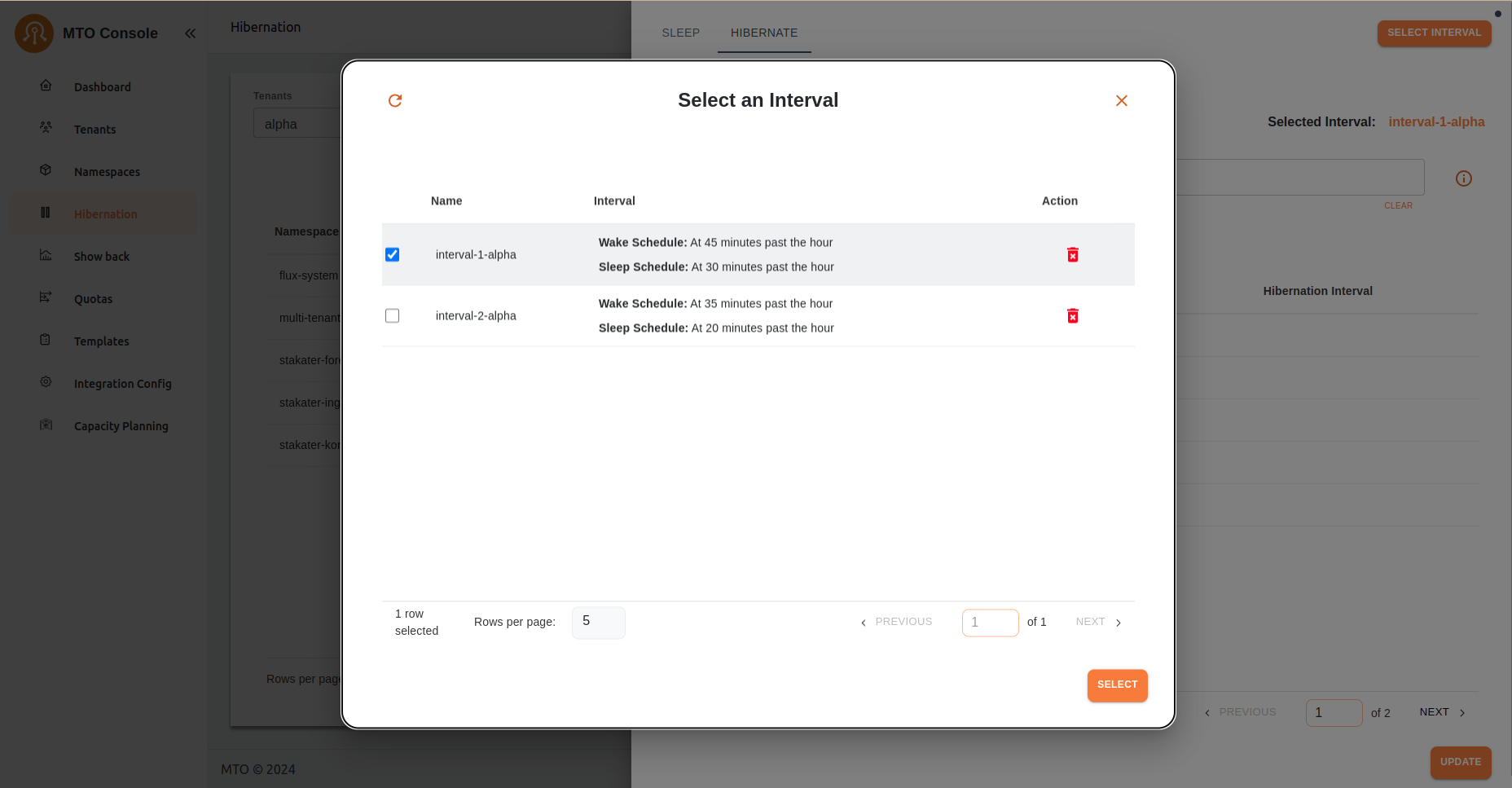 selectCreatedInterval
